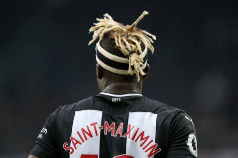 gucci bandana saint maximin|Newcastle United star Allan Saint.